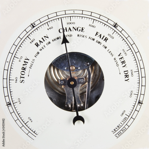 barometer dial set to change