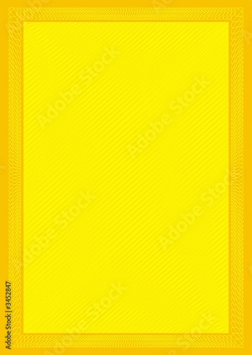secure frame yellow background