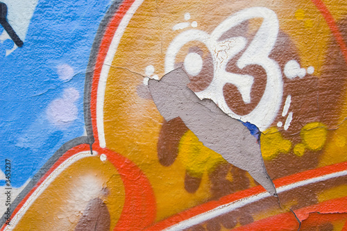 abstract old greffiti