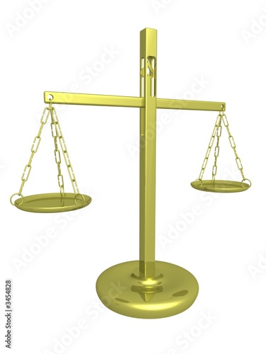 balance. 3d image. the isol...