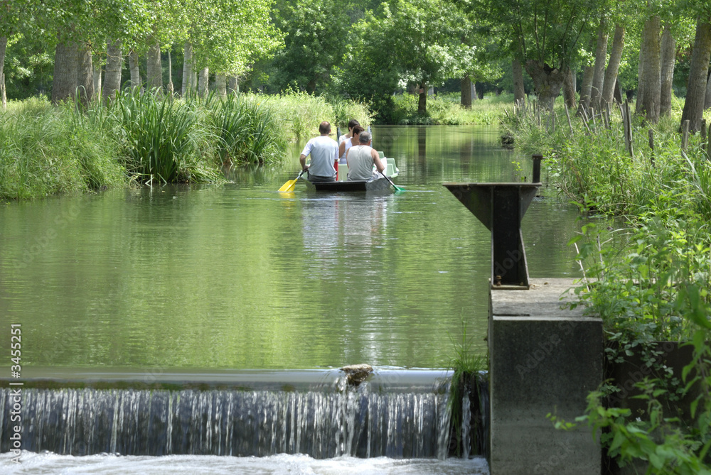 Obraz premium le marais poitevin