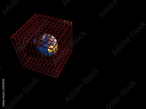 earth in iron cage