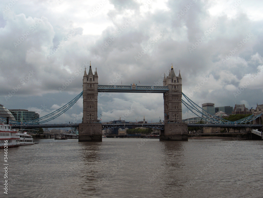 Obraz premium gewitter über der themse