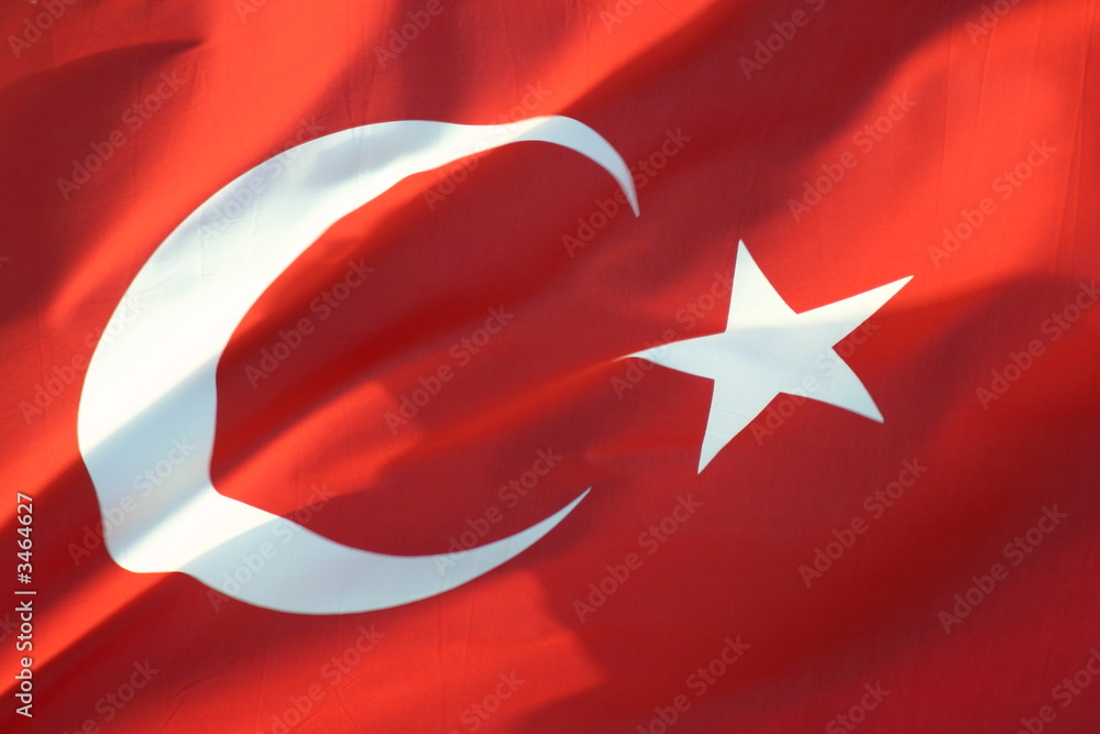 Obraz premium türkische flagge