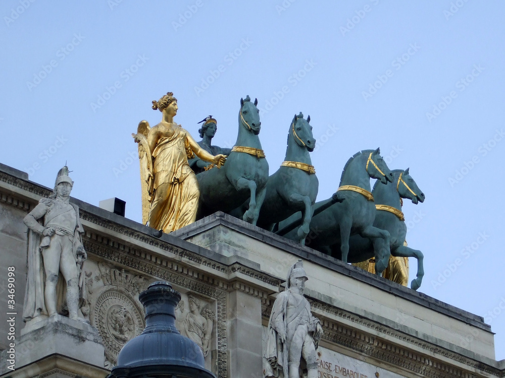 Obraz premium statues à paris