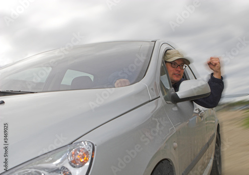 driver with fist