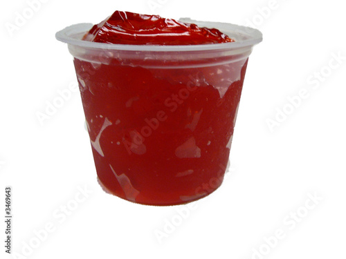 Photography gelatin dessert