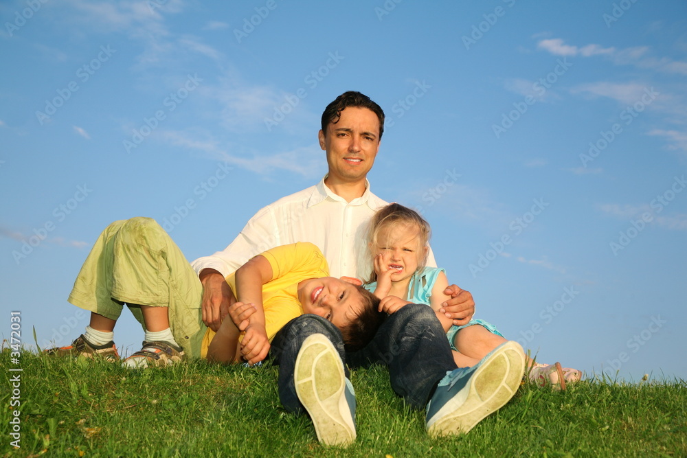 father with children father with children