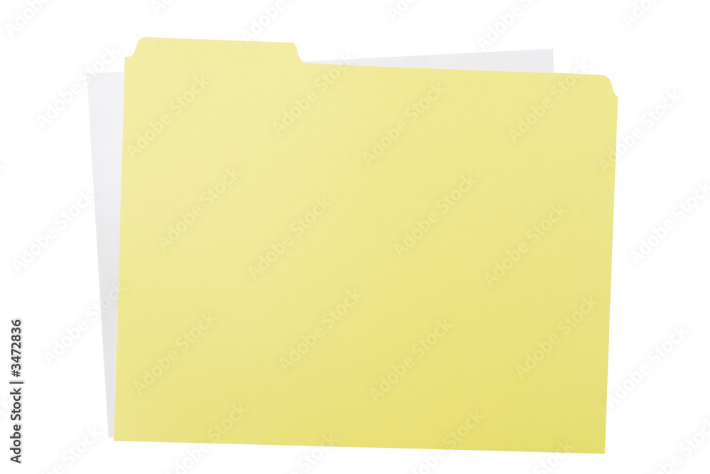 folder with paper inside folder with paper inside