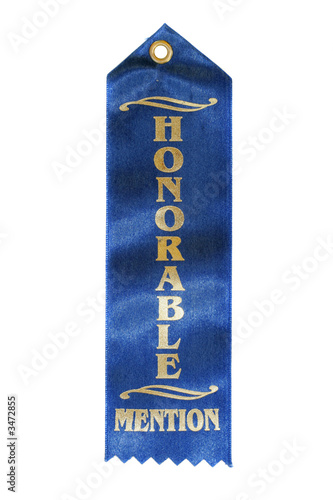 honorable mention ribbon photo