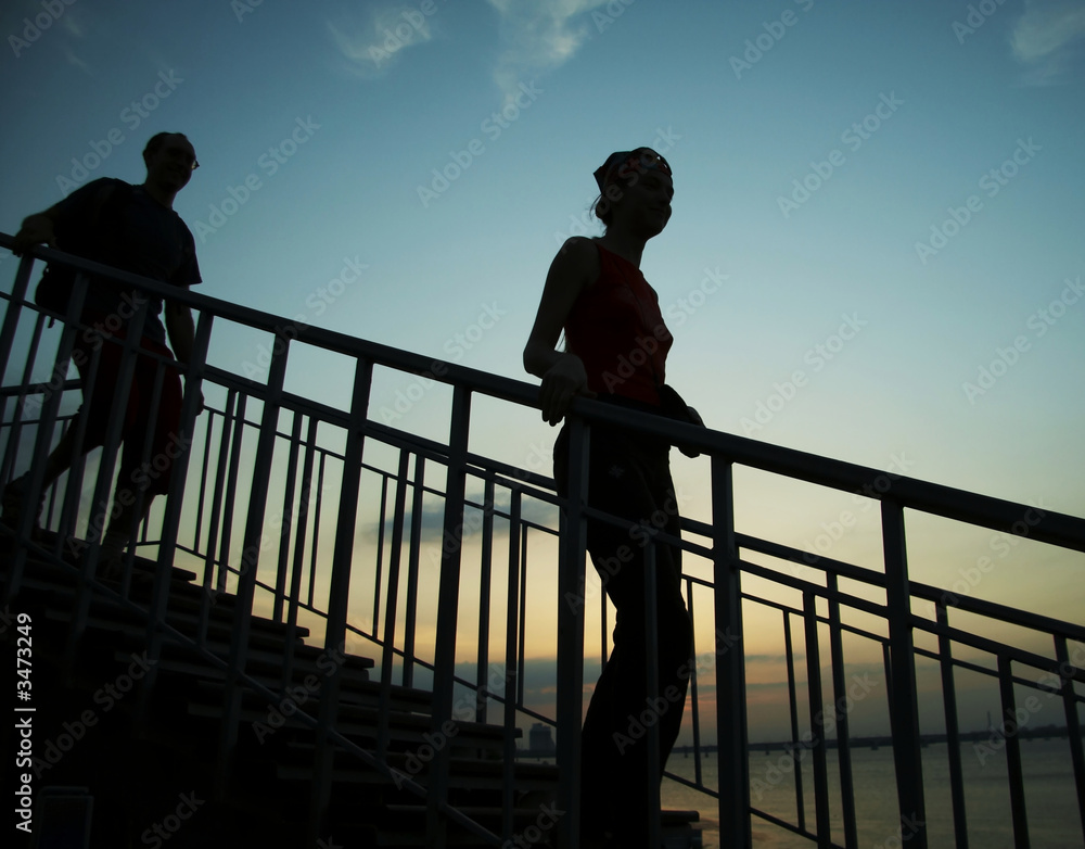 Fototapeta premium walking