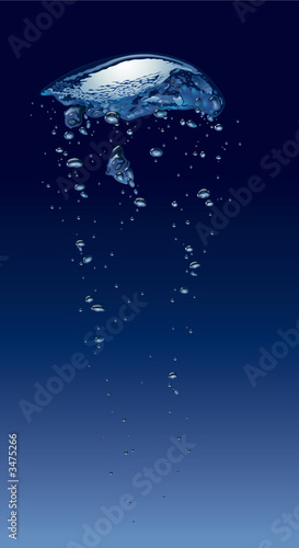 bubbles in deep water