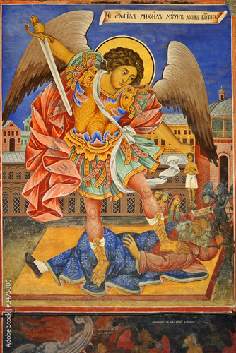 archangel michael fresco