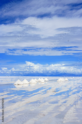 salt mining on the bolivian salt-flats © SDuggan