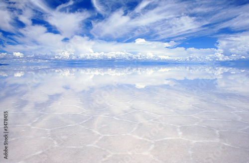 adventure on the bolivian salt-flats photo