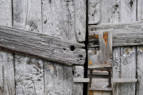  old wooden barn door