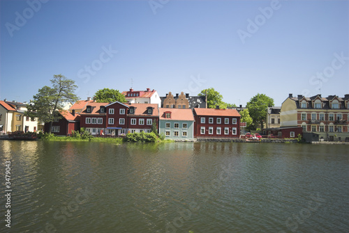 colourful scandinavian houses