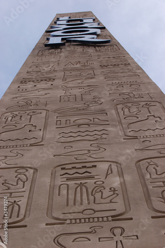 obelisk in las vegas photo