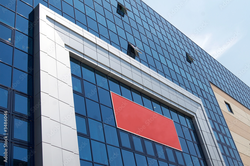 Obraz premium modern glass bilding
