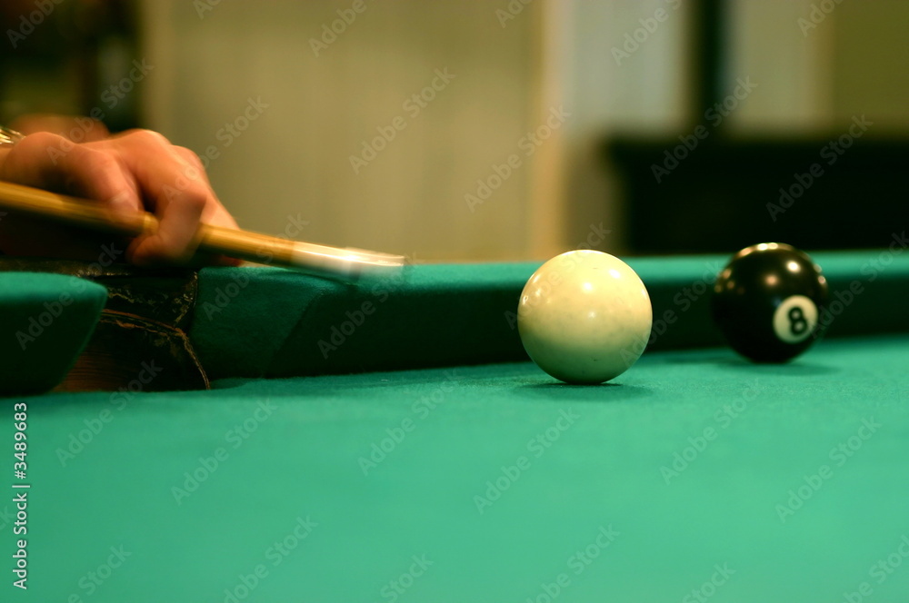 Fototapeta premium billiard shot