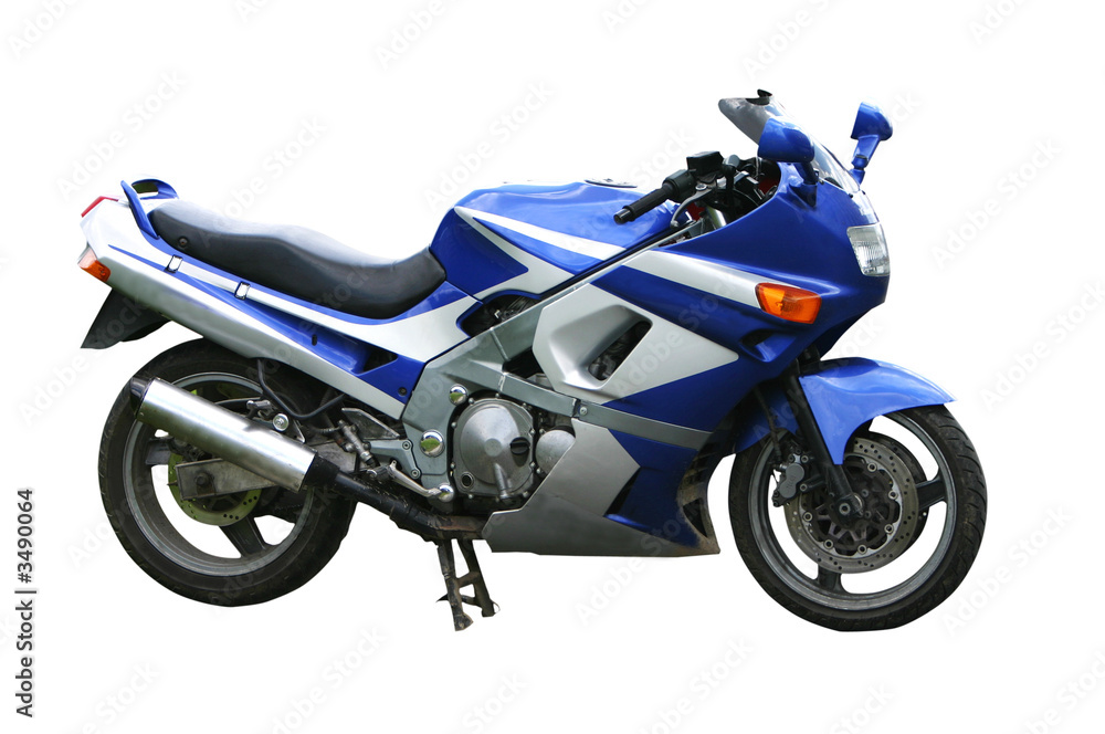 blue speed bike