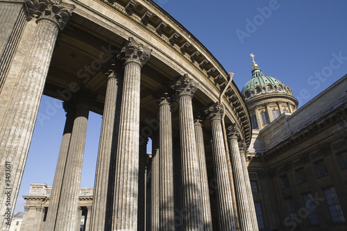 Kazansky cathedral in Saint-Petersburg (Russia)