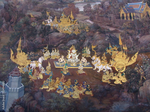 thai mural