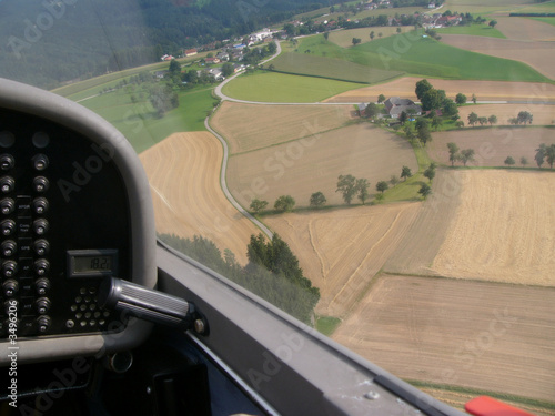 Aussicht aus Ultraleichtflugzeug photo