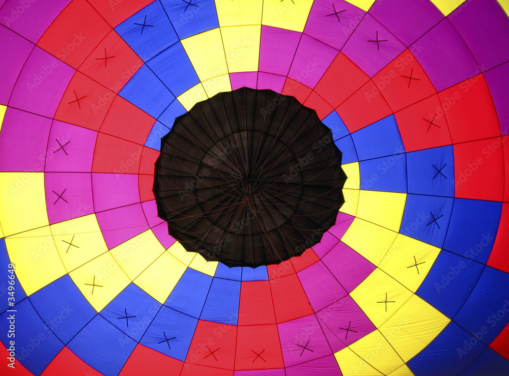 Obraz premium inside a hot air balloon (horizontal)