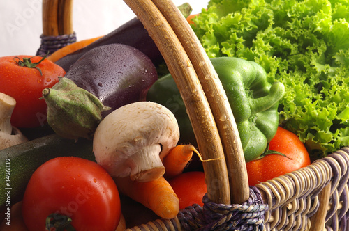 panier de légumes photo