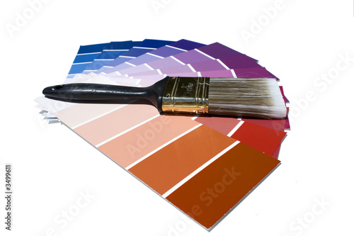 Paint Swatches & Brush