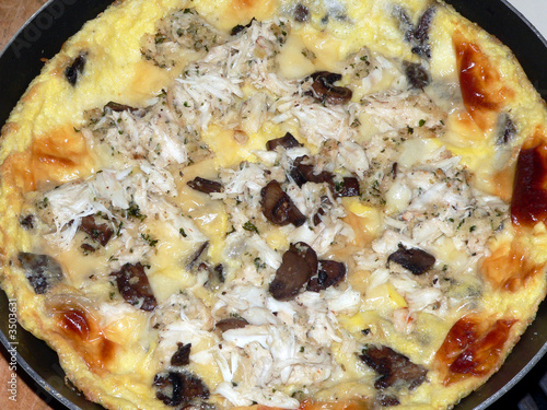 crab fritatta
