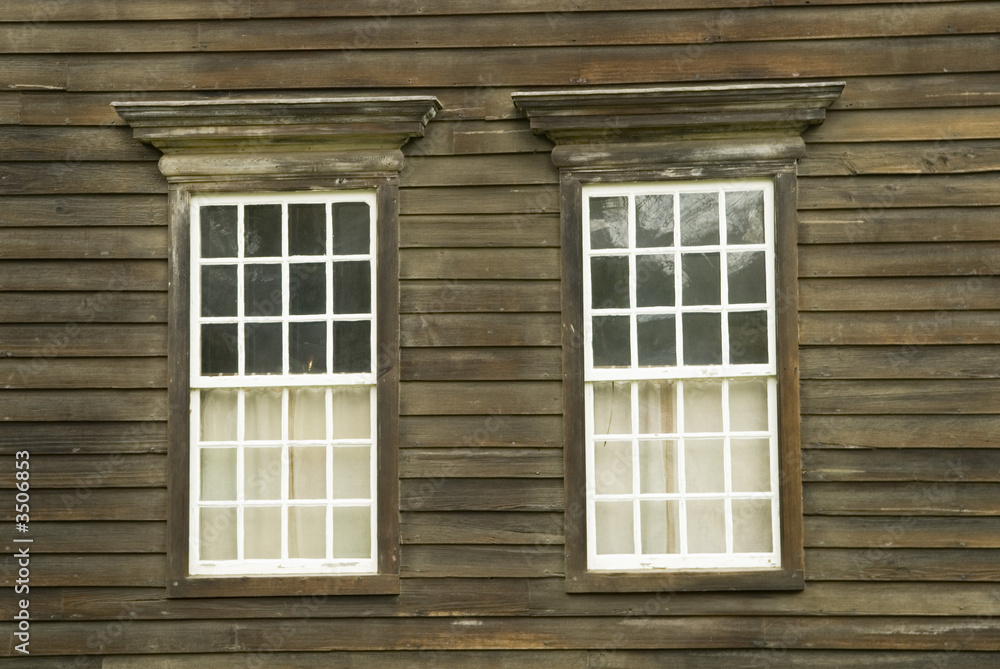 close up of a pair of windows