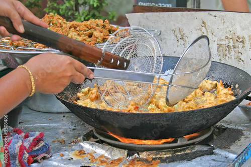 Photography spicy fish cakes