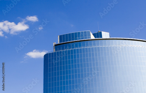 skyscraper on sky background