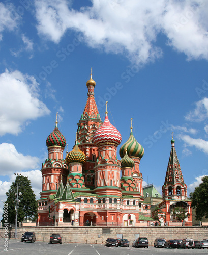 st basil's cathedral on the red square, moscow, russia