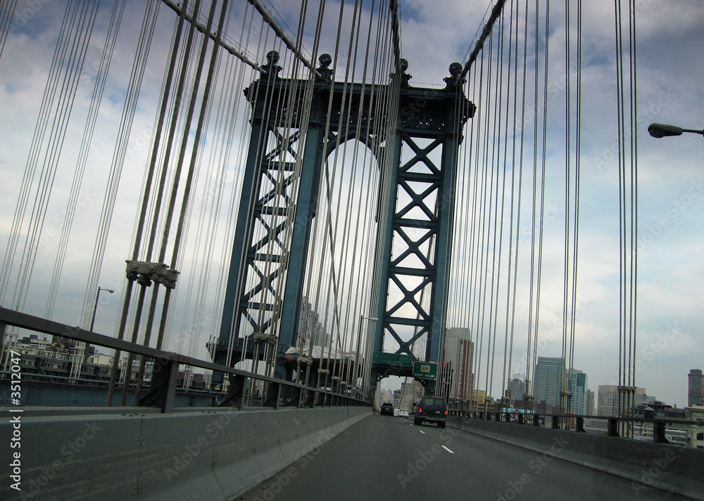 Fototapeta premium on the bridge