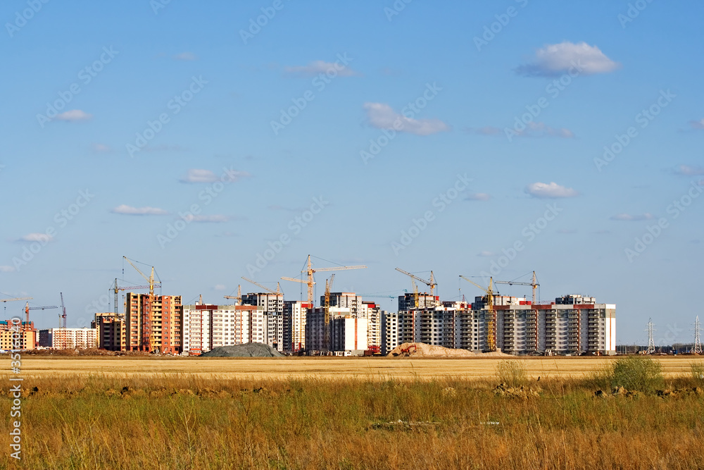 the big construction in western siberia. the big construction in western siberia.