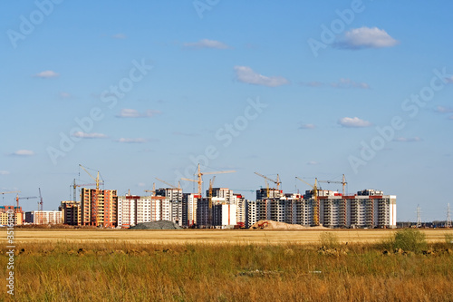 the big construction in western siberia.