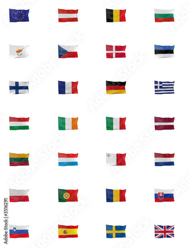 bandiere dell'unione europea