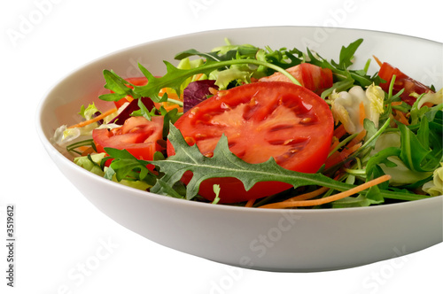 salad (2) with clipping path