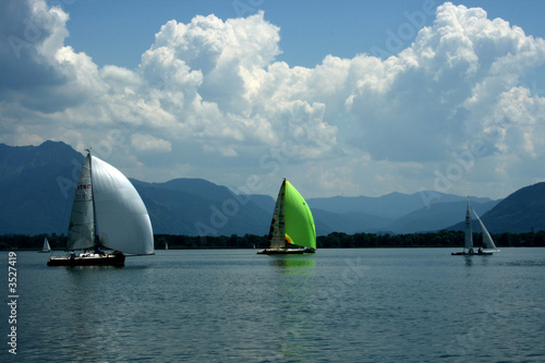 segeln auf dem chiemsee