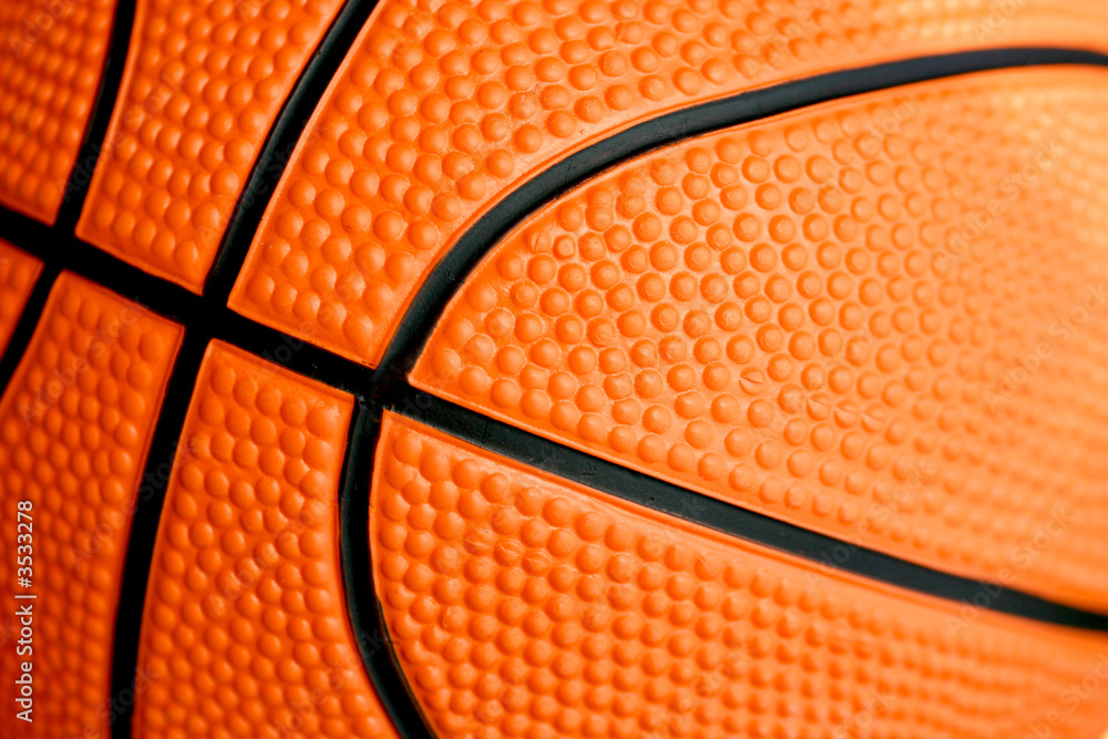 Fototapeta premium Closeup of basketball