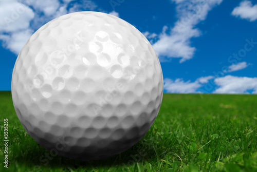 golf ball close-up