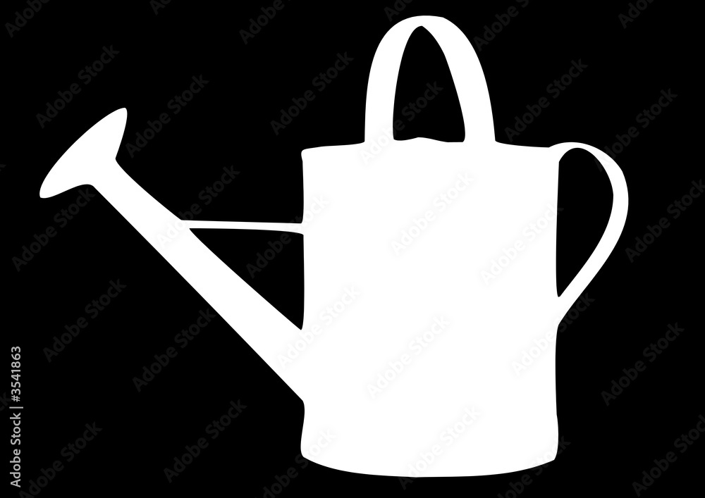 Gießkanne Stock Illustration | Adobe Stock