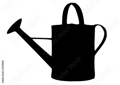 Gießkanne (Schatten-Bild)