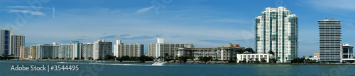 Miami art deco buildings and skyline, U.S.A. © Albo