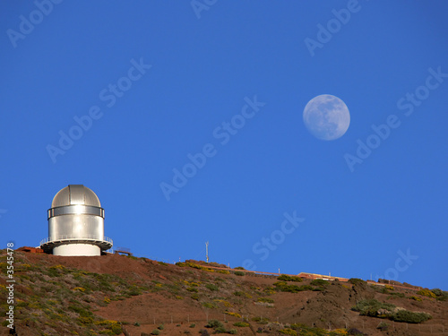 Moonrise over La Palma