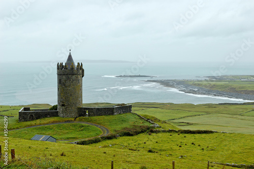 Castle on the Irish coast