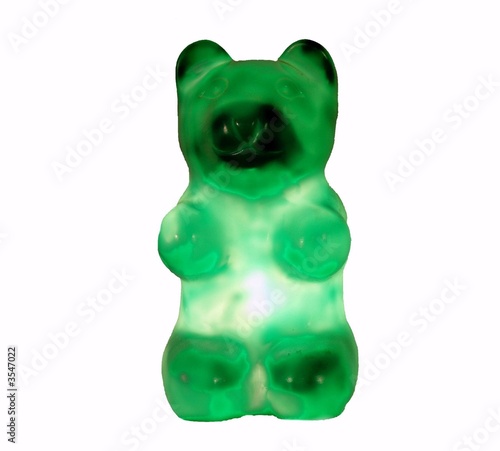 grüner Bär - überdimensionaler Gummibär